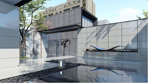 城 啟丨極簡美學空間,靈動藝術生活館 張家港湖悅天境生活館景觀設計